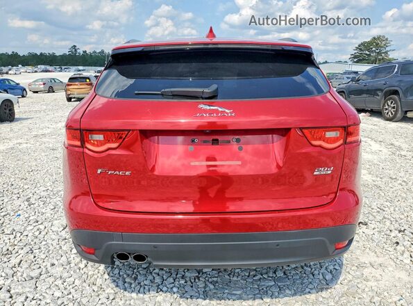 SADCJ2BN6HA494356 2017 JAGUAR F-PACE Red Vista trasera