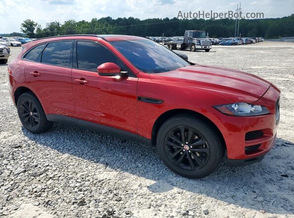 SADCJ2BN6HA494356 2017 JAGUAR F-PACE Red Delantero derecho