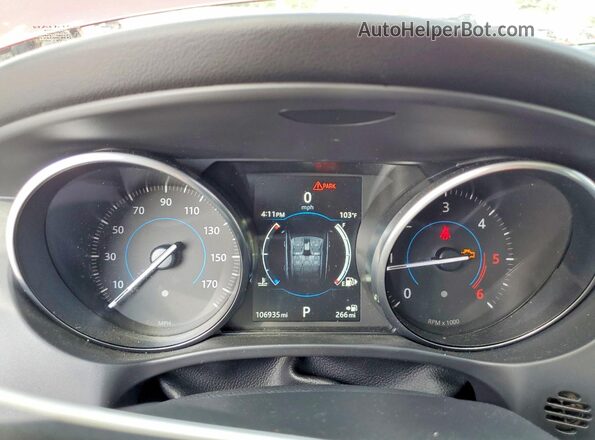 SADCJ2BN6HA494356 2017 JAGUAR F-PACE Red Vista del cuadro de instrumentos