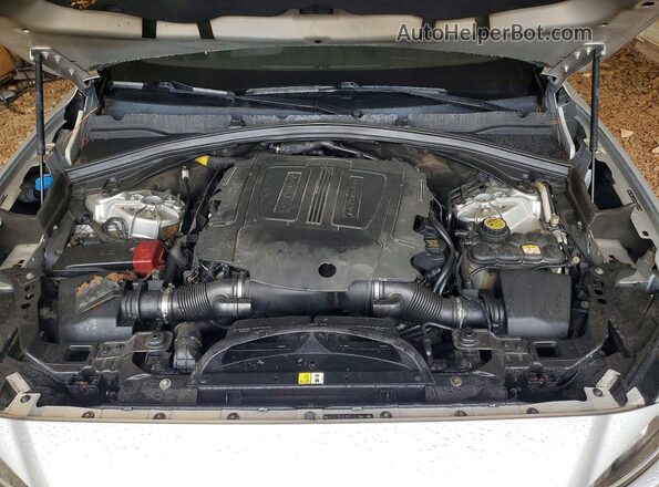 SADCJ2BV2HA074142 2017 JAGUAR F-PACE Silver ძრავის განყოფილების ხედი