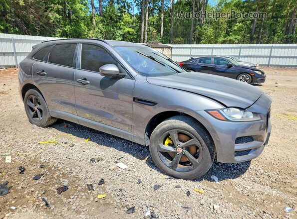 SADCJ2BV2HA895113 2017 JAGUAR F-PACE Gray Delantero derecho