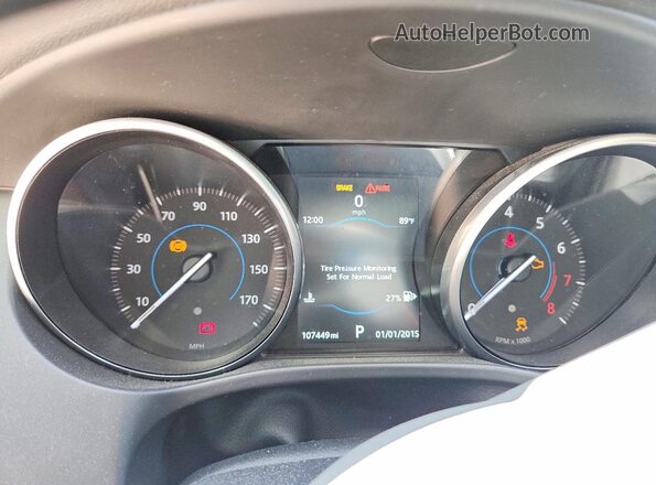SADCJ2BV2HA895113 2017 JAGUAR F-PACE Gray Vista del cuadro de instrumentos