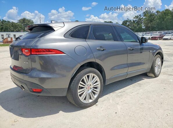 SADCJ2BV4HA057147 2017 JAGUAR F-PACE Gray Tył prawy