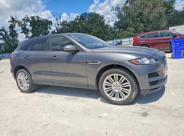 SADCJ2BV4HA057147 2017 JAGUAR F-PACE Gray Przód prawy