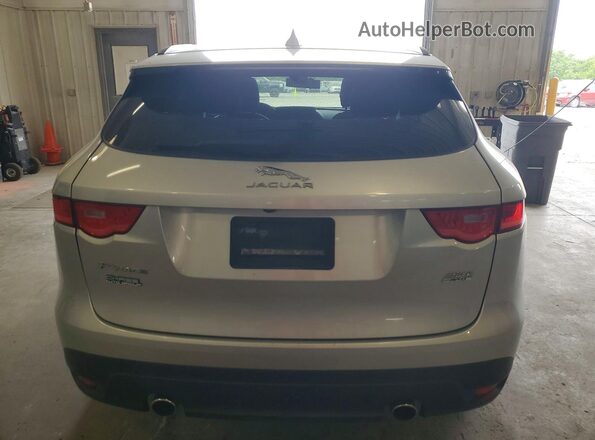 SADCJ2BV4HA085028 2017 JAGUAR F-PACE Silver Vista trasera
