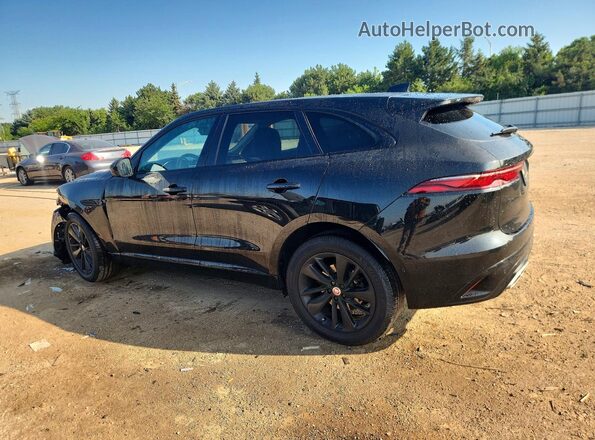 SADCJ2EU5NA688973 2022 JAGUAR F-PACE Black უკანა მარცხენა