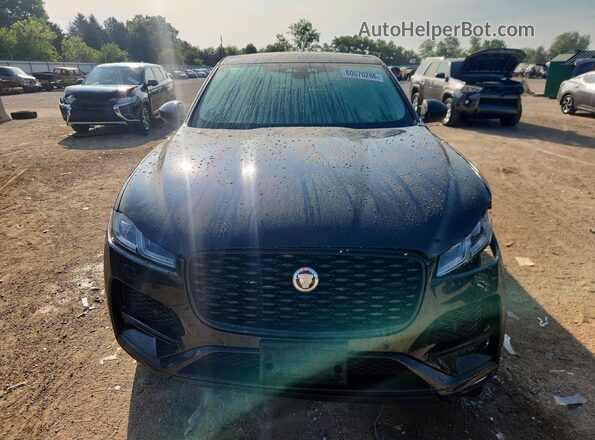 SADCJ2EU5NA688973 2022 JAGUAR F-PACE Black წინა ხედი
