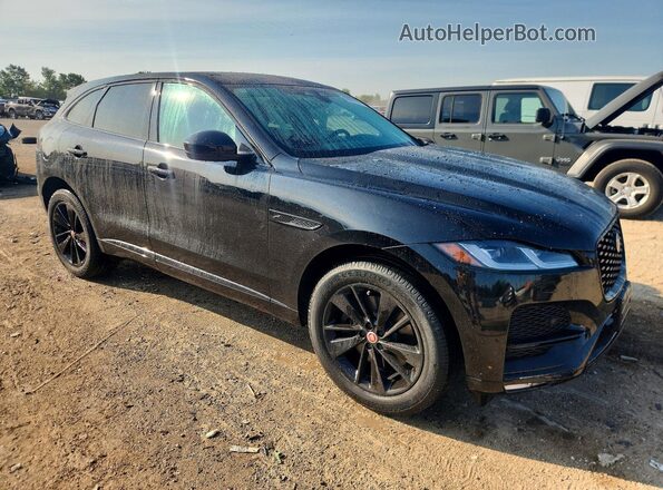 SADCJ2EU5NA688973 2022 JAGUAR F-PACE Black წინა მარჯვენა