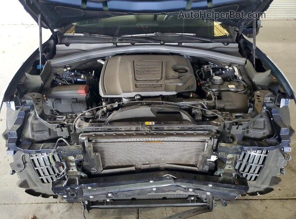 SADCJ2EX3MA671520 2021 JAGUAR F-PACE Blue Вид підкапотного простору
