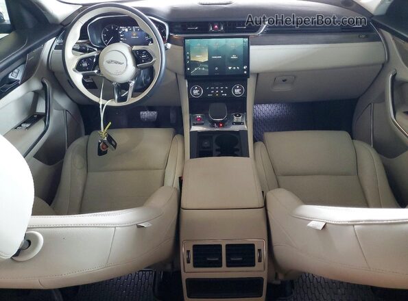 SADCJ2EX3MA671520 2021 JAGUAR F-PACE Blue Вид панелі приладів