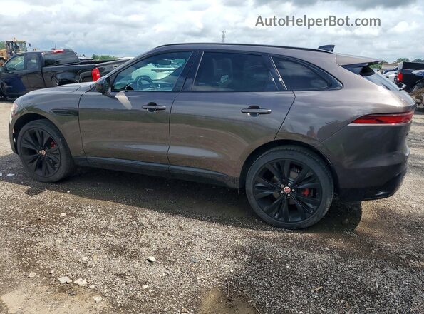 SADCJ2EX3NA691963 2022 JAGUAR F-PACE Gray Задня ліва чверть