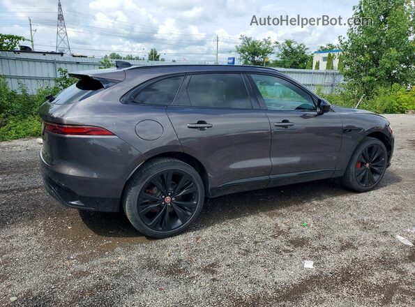 SADCJ2EX3NA691963 2022 JAGUAR F-PACE Gray Задня права чверть