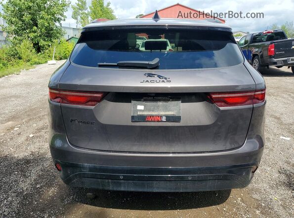 SADCJ2EX3NA691963 2022 JAGUAR F-PACE Gray Вид ззаду