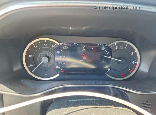 SADCJ2EX6NA691049 2022 JAGUAR F-PACE Red Vista del cuadro de instrumentos