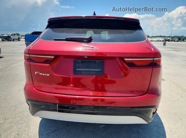 SADCJ2EX6NA691049 2022 JAGUAR F-PACE Red Vista trasera