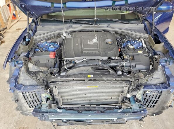 SADCJ2EX6PA712131 2023 JAGUAR F-PACE Blue ძრავის განყოფილების ხედი