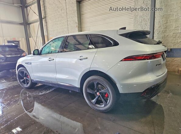 SADCJ2EX7MA669205 2021 JAGUAR F-PACE Silver Rear left