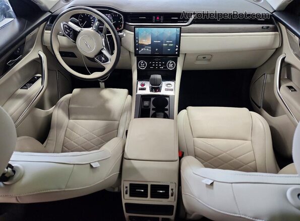 SADCJ2EX7MA669205 2021 JAGUAR F-PACE Silver Dashboard view
