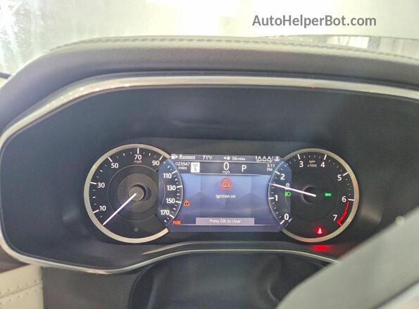 SADCJ2EX7MA669205 2021 JAGUAR F-PACE Silver Instrument cluster view