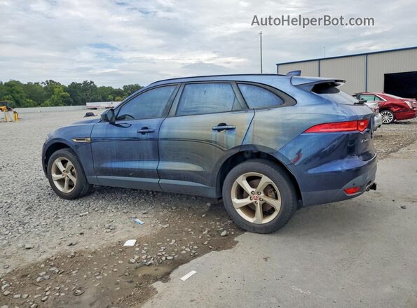 SADCJ2FN1JA263395 2018 JAGUAR F-PACE Blue უკანა მარცხენა