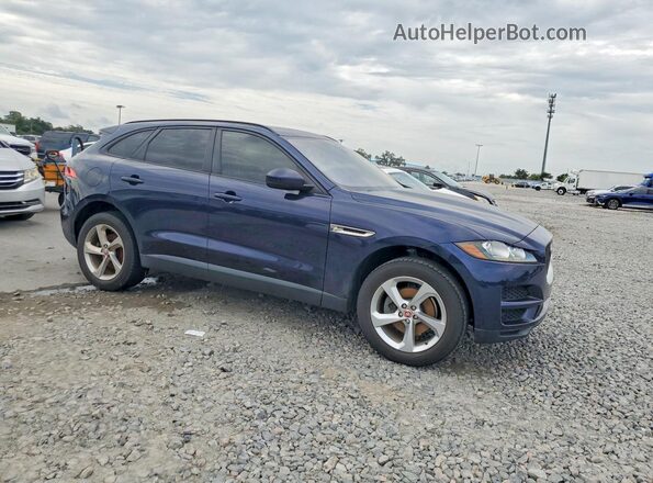 SADCJ2FN1JA263395 2018 JAGUAR F-PACE Blue წინა მარჯვენა