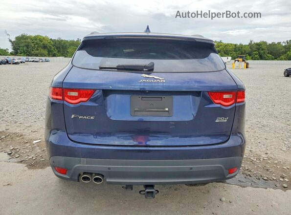 SADCJ2FN1JA263395 2018 JAGUAR F-PACE Blue უკანა ხედი