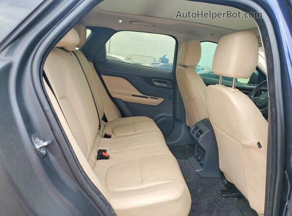 SADCJ2FN1JA263395 2018 JAGUAR F-PACE Blue უკანა სალონის ხედი