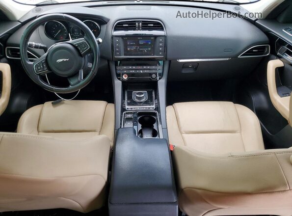 SADCJ2FN1JA263395 2018 JAGUAR F-PACE Blue წინა პანელის ხედი