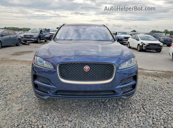 SADCJ2FN1JA263395 2018 JAGUAR F-PACE Blue წინა ხედი