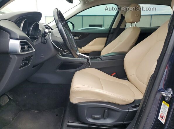 SADCJ2FN1JA263395 2018 JAGUAR F-PACE Blue წინა სალონის ხედი