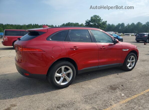 SADCJ2FN3JA241396 2018 JAGUAR F-PACE Красный Задняя правая четверть