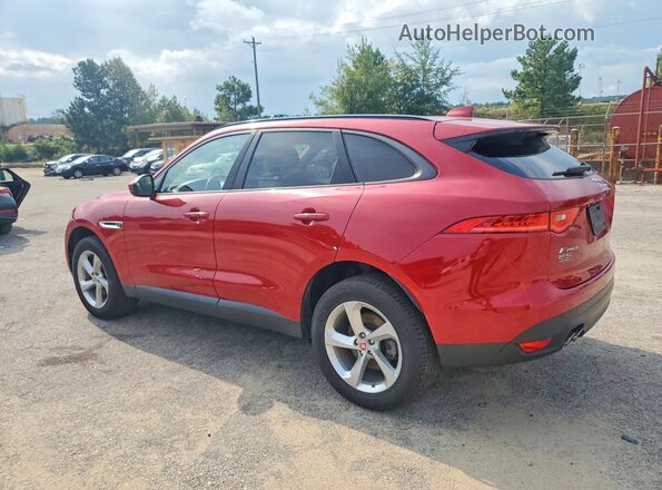 SADCJ2FN3JA241396 2018 JAGUAR F-PACE Красный Задняя левая четверть