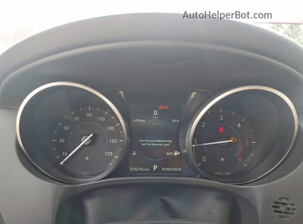 SADCJ2FN3JA241396 2018 JAGUAR F-PACE Красный Вид щитка приборов