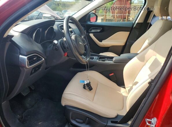 SADCJ2FN3JA241396 2018 JAGUAR F-PACE Красный Вид салона спереди