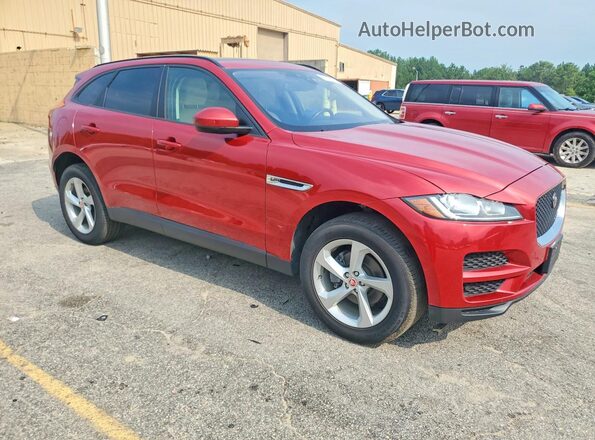 SADCJ2FN3JA241396 2018 JAGUAR F-PACE Красный Передняя правая четверть