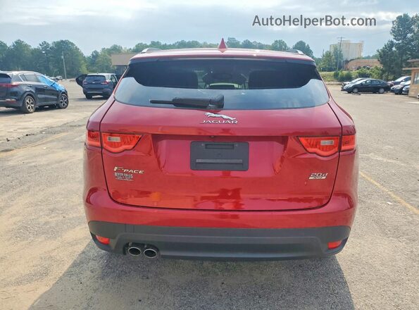SADCJ2FN3JA241396 2018 JAGUAR F-PACE Красный Вид сзади