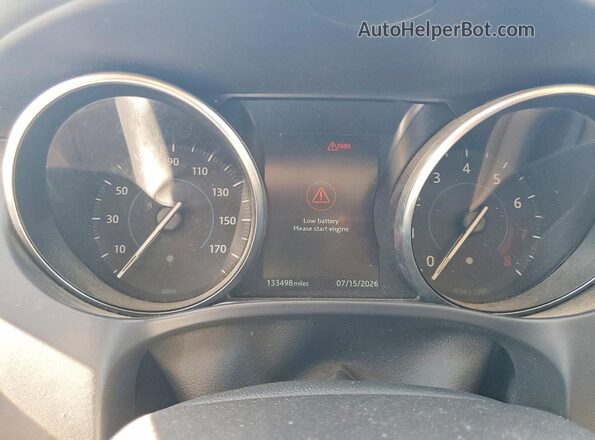 SADCJ2FX0JA325063 2018 JAGUAR F-PACE Белый Вид щитка приборов