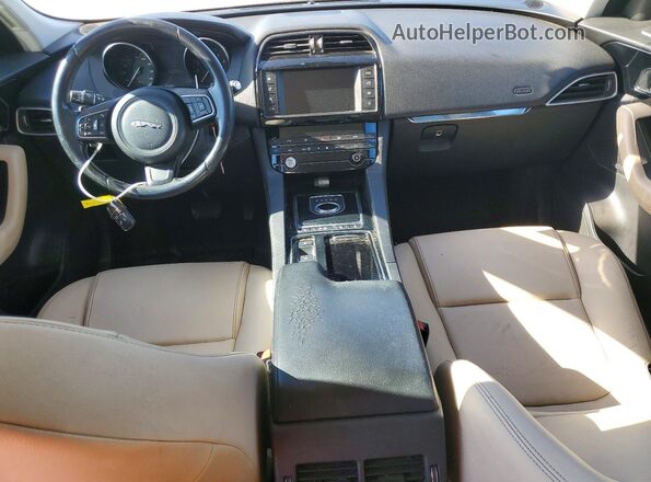 SADCJ2FX0JA325063 2018 JAGUAR F-PACE Белый Вид панели приборов