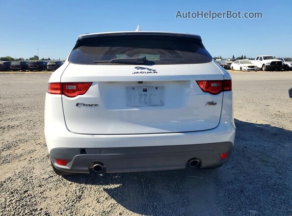 SADCJ2FX0JA325063 2018 JAGUAR F-PACE Белый Вид сзади