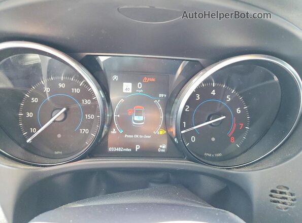 SADCJ2FX0LA660648 2020 JAGUAR F-PACE White Widok zestawu wskaźników