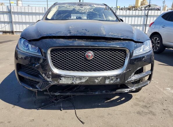 SADCJ2FX1KA369204 2019 JAGUAR F-PACE Black წინა ხედი