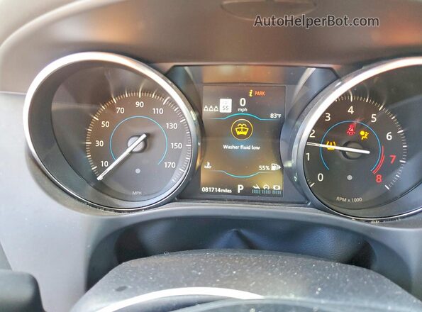 SADCJ2FX3LA629541 2020 JAGUAR F-PACE Gray Вид щитка приладів