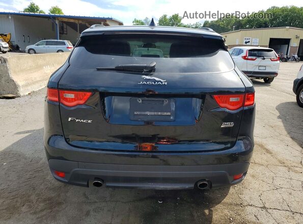 SADCJ2FX4JA294237 2018 JAGUAR F-PACE Черный Вид сзади