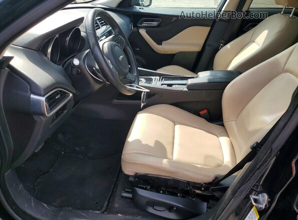 SADCJ2FX4JA294237 2018 JAGUAR F-PACE Черный Вид салона спереди