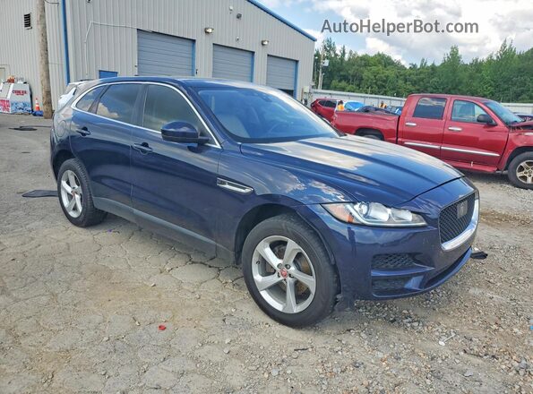 SADCJ2FX4LA624249 2020 JAGUAR F-PACE Blue Передня права чверть