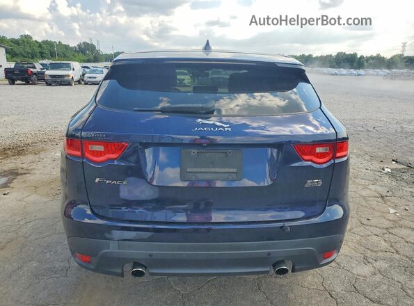 SADCJ2FX4LA624249 2020 JAGUAR F-PACE Blue Вид ззаду
