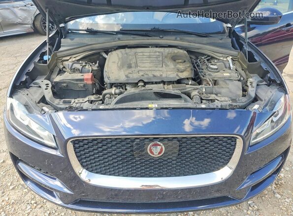 SADCJ2FX4LA624249 2020 JAGUAR F-PACE Blue Вид підкапотного простору