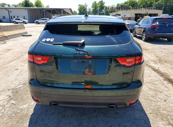 SADCJ2FX6JA294367 2018 JAGUAR F-PACE Green უკანა ხედი