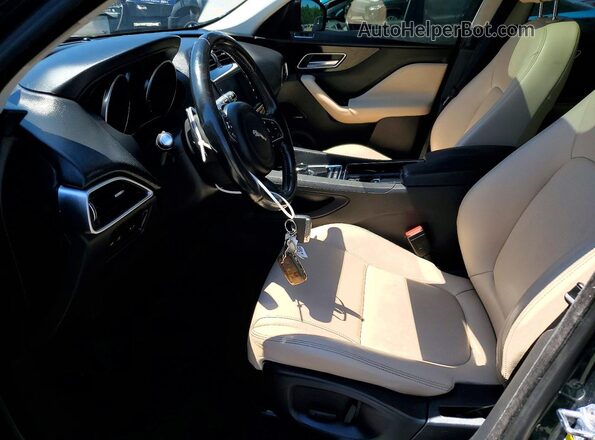 SADCJ2FX6JA294367 2018 JAGUAR F-PACE Green წინა სალონის ხედი