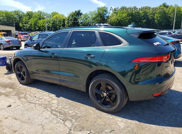 SADCJ2FX6JA294367 2018 JAGUAR F-PACE Green უკანა მარცხენა
